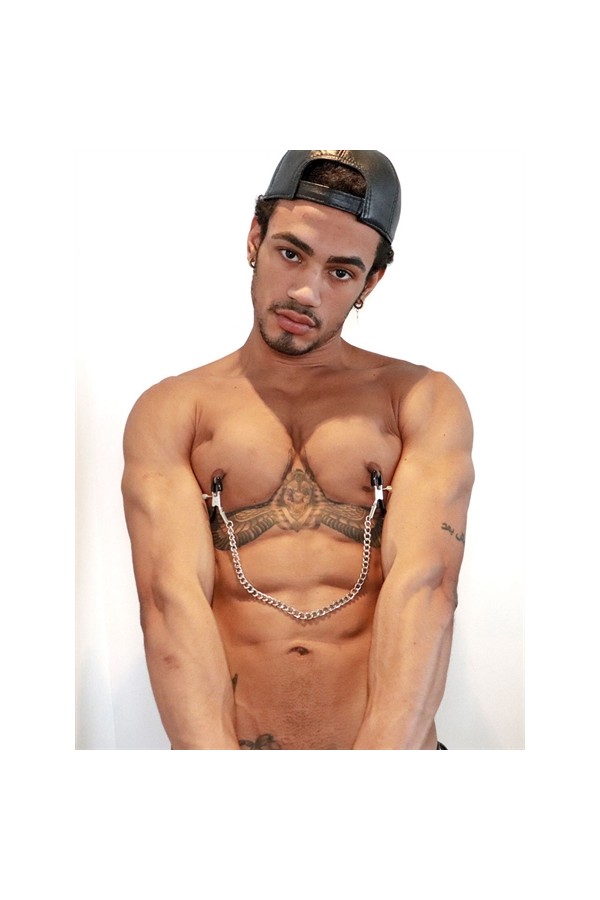 Tit Clamps / Mister B Alligator Clamps Adjustable with Chain