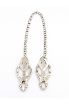 Tit Clamps / Mister B Japanese Clover Clamps with Chain
