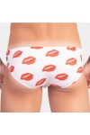 Fürdőnadrágok / Barcode Berlin KISS Swimwear White