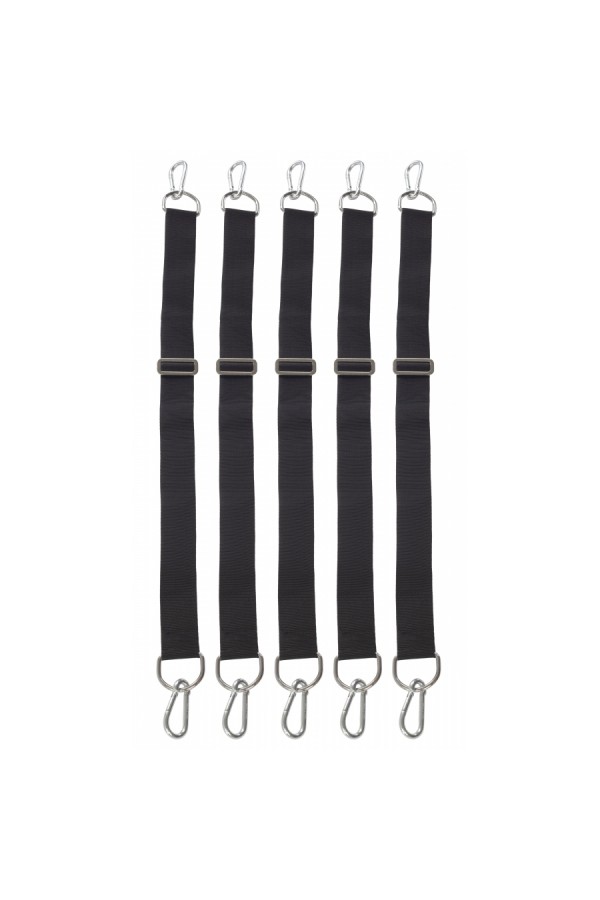Accessories / VIP Sling Set of 5 adjustable bands with carabiners 1 meter