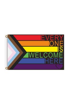 Zászlók / Generic LGBT+ Welcome Here zászló