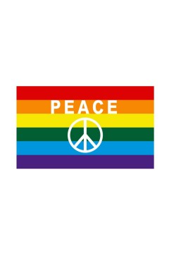 Zászlók / Generic Rainbow Peace Symbol zászló