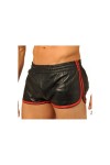 Shorts / MK Toys Fist leather shorts Black-Red