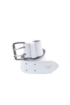 Belts / Mister B Leather Belt White 5 cm