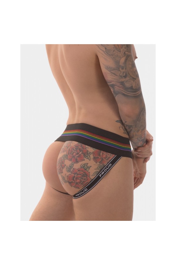 Gifts and Pride, Jocks and Underwear / Barcode Berlin Proud Boy jockstrap fekete