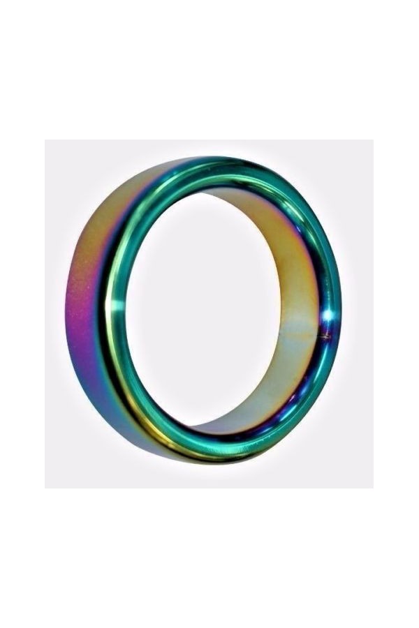Gifts and Pride, Cock - Glans Rings / Push Xtreme High Polished Thick Rainbow Cockring