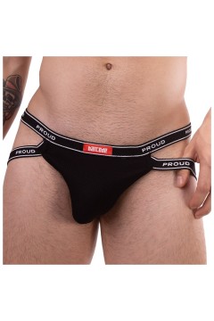 Alsók és jockstrap -ek / Barcode Berlin Proud Boy slim jockstrap fekete