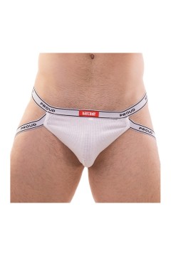 Jocks and Underwear / Barcode Berlin Proud Boy Rib Jock White