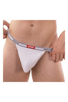 Jocks and Underwear / Barcode Berlin Proud Boy Slim Thong White