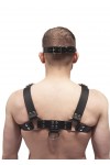Blindfolds / Mister B Lockable Premium Leather Blindfold