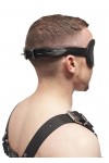 Blindfolds / Mister B Lockable Premium Leather Blindfold