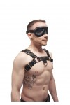Blindfolds / Mister B Lockable Premium Leather Blindfold
