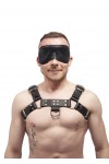 Blindfolds / Mister B Lockable Premium Leather Blindfold