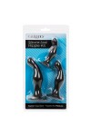 Butt Plugs / CaleXtics Silicone Ripple Kit Black