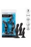 Butt Plugs / CaleXtics Silicone Ripple Kit Black