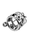 Erényövek / CockLock Spike Cock metal chastity cage