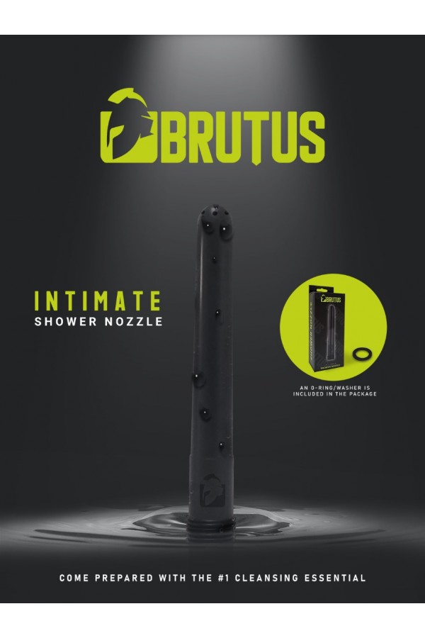 Showers / Brutus Black Plastic Shower Nozzle