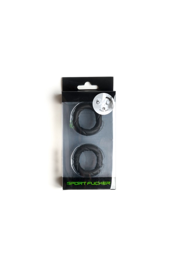 Cock - Glans Rings / Sport Fucker Liquid Silicone Ready Rings 2-Pack Black