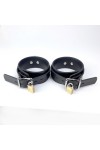 Ankle restraints / Ru88er Lockable rubber ankle cuff