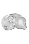Cock Bondage / Man Cage Chastity cage Model 29 - 9.5 x 3.2cm Clear