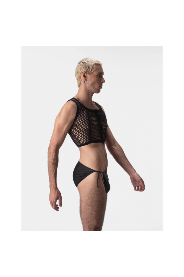 Pólók és trikók / Barcode Berlin Many Crop Top felső fekete