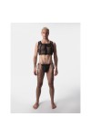 T-shirts and tank-tops / Barcode Berlin Crop Top Filet Many Black