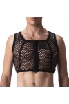 T-shirts and tank-tops / Barcode Berlin Crop Top Filet Many Black