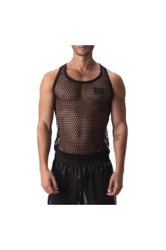 T-shirts and tank-tops / Barcode Berlin Mesh tank top Quenby Black