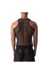 T-shirts and tank-tops / Barcode Berlin Mesh tank top Quenby Black