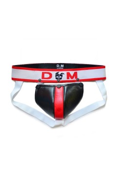 Alsók és jockstrap -ek / BDSMaster Neo Dungeon jockstrap fekete - piros
