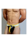 Alsók és jockstrap -ek / BDSMaster Neo Dungeon jockstrap fekete - sárga