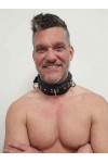 Nyakörvek / Mister B Belakatolható bőr nyakörv