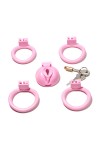 Erényövek / CockLock Sissy férfi erényöv - rózsaszín