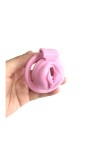 Chastity / CockLock Sissy Chastity Cage Pink 4 x 3.7cm