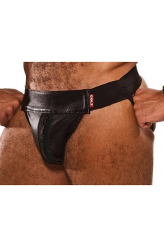 Alsók és jockstrap -ek / COLT Bőr jockstrap - fekete