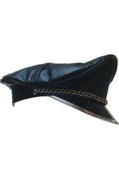 Caps and Gloves / Mister B Military cap with fishbone silver