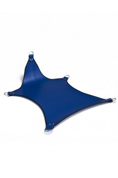 Slingek / Mister B 5 pontos bőr sling színes szélekkel - kék Slingek / Mister B 5 pontos bőr sling színes szélekkel - kék
