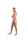 Alsók és jockstrap -ek / Push Prémium Mesh jockstrap - kék/fehér