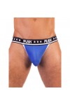 Alsók és jockstrap -ek / Push Prémium Mesh jockstrap - kék/fehér