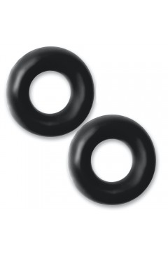 Cock - Glans Rings / Hünkyjunk Stiffy Cockring 2-Pack - Tar Ice