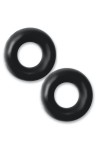 Cock - Glans Rings / Hünkyjunk Stiffy Cockring 2-Pack - Tar Ice