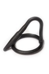 Cock - Glans Rings / Sport Fucker Silicone Cock Plug - Black