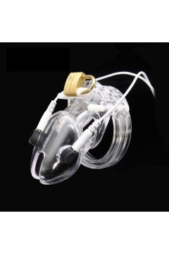 Chastity / Brutus Volt Cage - Electro Chastity Cage - Clear