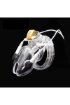 Chastity / Brutus Volt Cage - Electro Chastity Cage - Clear