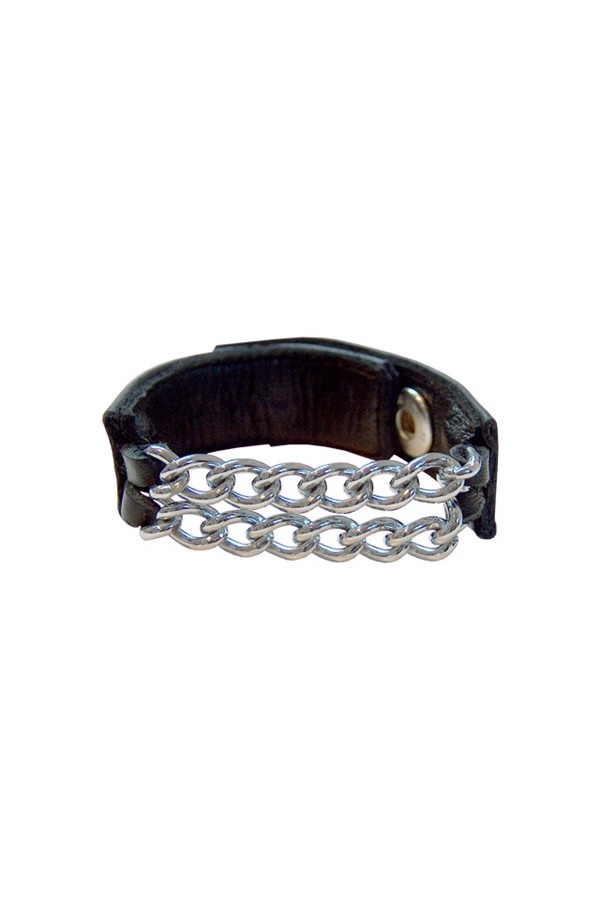 Cock - Glans Rings / Mister B Cockstrap with two chains