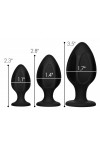 Butt Plugs / Master Series Triple Juicers Silicone Anal Trainer Set