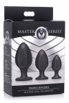 Butt Plugs / Master Series Triple Juicers Silicone Anal Trainer Set