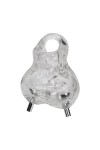 Cock Play, Cock Bondage / Oxballs Nutter Ball Sling Electro Clear