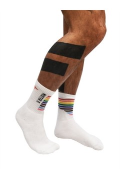 Ajándék és Pride, Zoknik / Mister B Pride Crew zokni fehér