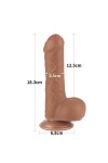 Dildók / Love Toy Sliding Skin 7 dildó barna